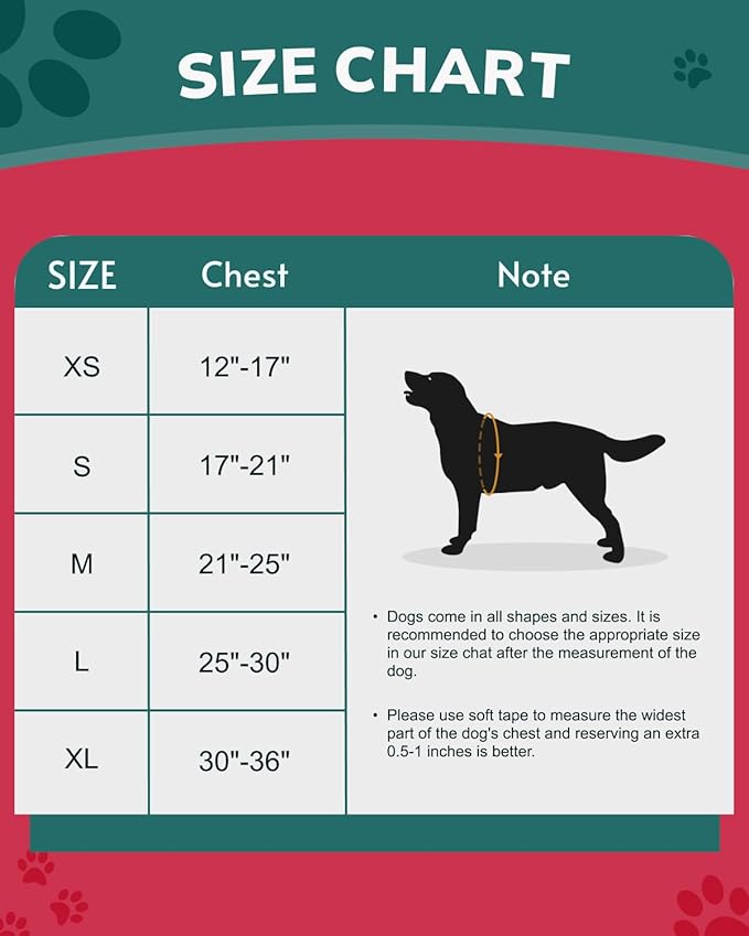 MIDOG No-Pull Dog Harness | Adjustable & Reflective Pet Harness Leash Set for Small Medium Large Dogs Walking, Training| No Choke, Front Clip, Soft Padded Vest with Easy Control Handle - Red, S