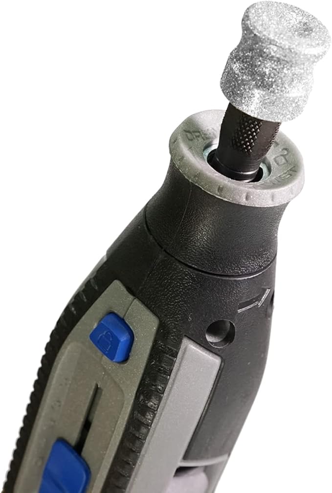 Jumbo Diamond Dremel Dog Nail Grinder Attachment, Diamond Dremel Bits Sanding Drums, Faster Dremel Diamond Bit for Dog Nails, 1/8'' Diamond Dremel for Dogs&Pets Nail Care, Home Dog Nail Grinder Tools