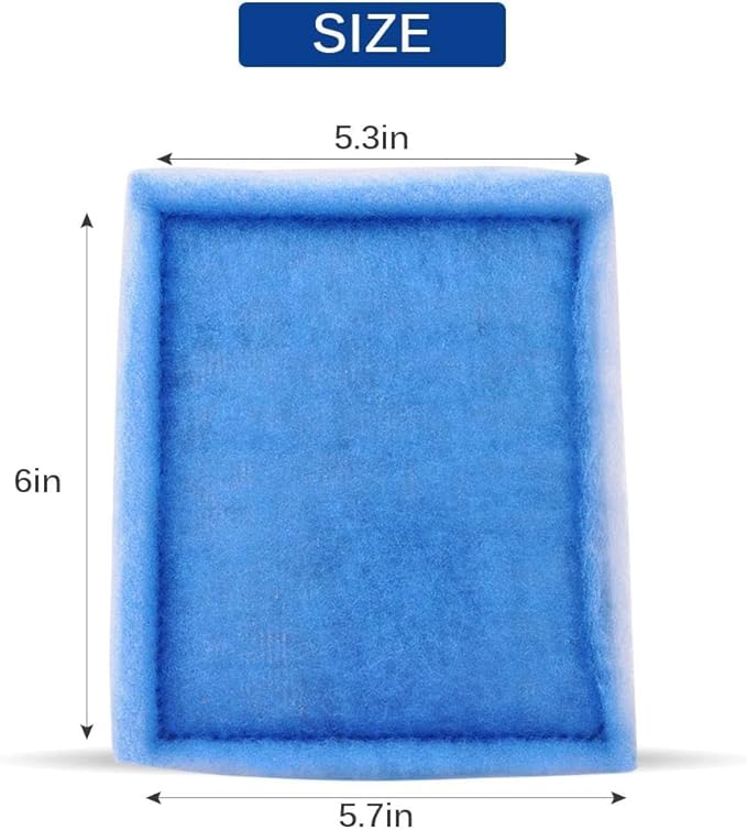 30PCS #3 Fish Tank Filters, Aquarium Filter Cartridge Compatible with Rite-Size C & Fit for EZ-Change #3 20-40/30-60 Gallon Fishtank Power Filter Replacement