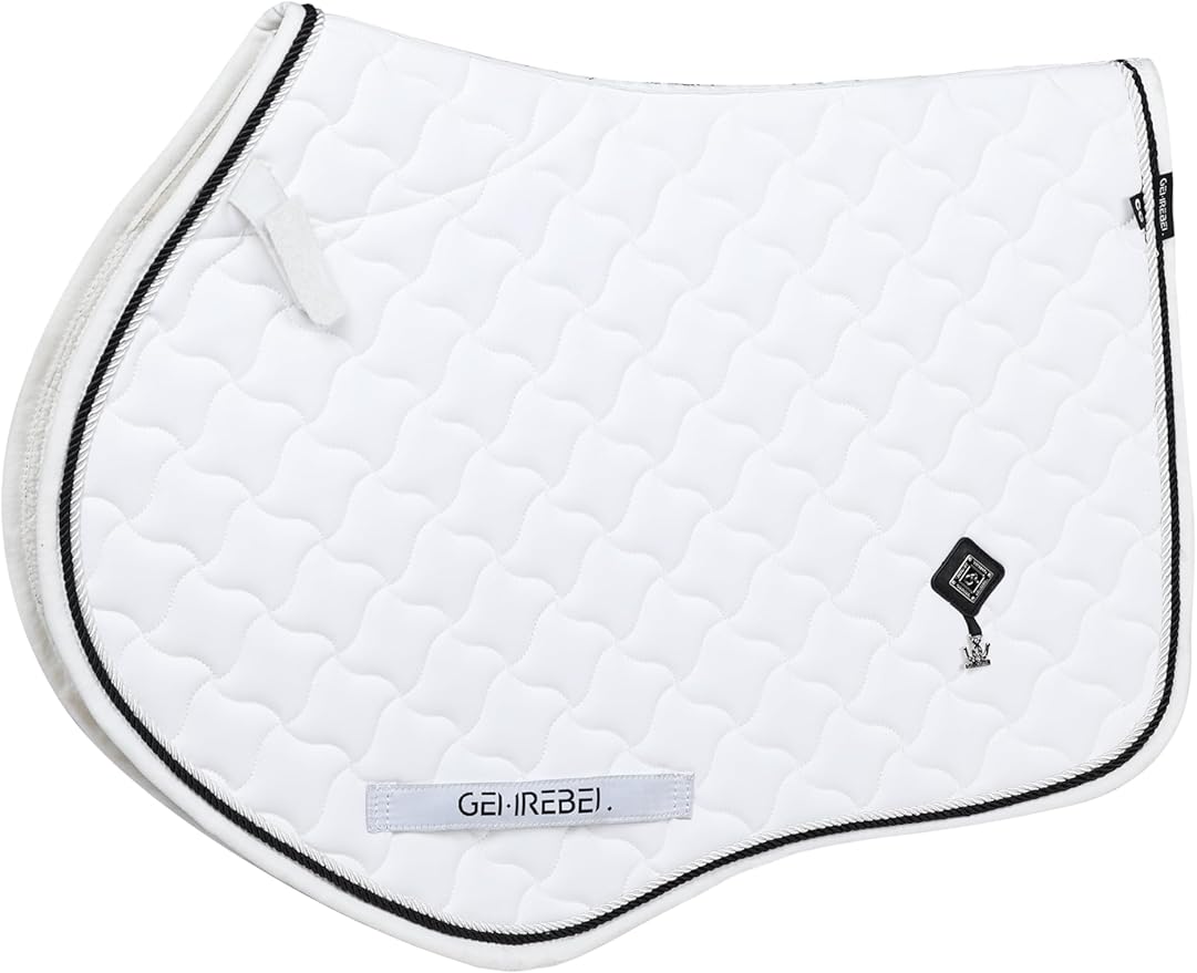 Close Contact Non-Slip Design Horse Riding Pad Moisture-Wicking Shock Absorbing English Saddle Pad for Horses