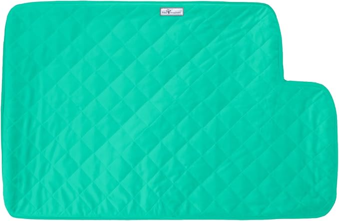 Paw Inspired Fitted Fleece Liner for Ferret Nation, Critter Nation Cage for Ferrets, Rats, Chinchillas, Hedgehogs & Other Small Animals (Green, Top Pan Liner)