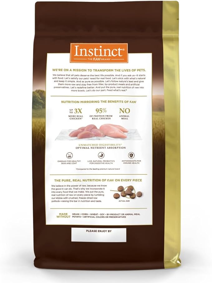 Instinct Ultimate Protein, Natural Dry Cat Food, Grain Free Recipe - Cage Free Chicken, 4 lb. Bag