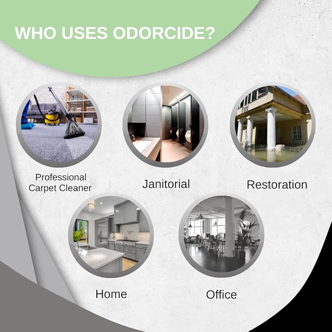 Odorcide Odor Eliminator Spray: Odor Eliminator for Strong Odor on Carpets, Hardwood & More - Smoke, Sweat & Pet Odor Eliminator for Home w/ Non-Enzymatic Formula, 32 Oz (Fresh Scent)