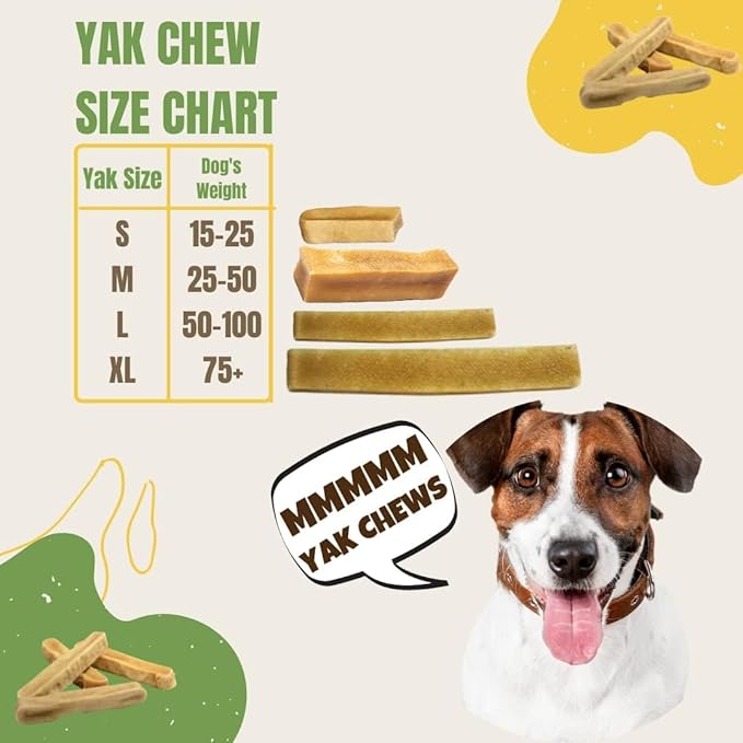 EcoKind Premium Gold Yak Cheese Himalayan Dog Chews, Dog Treats Large Breed, All Natural, High Protein, for Aggressive Chewers, Large - 3 Chews