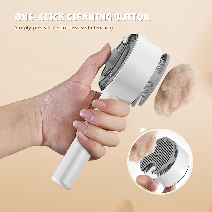 Cat Steam Brush,Cat Brushes for Indoor Cats, 4 In 1Spritz Spray Defur Comb, Cloud Care Shedding Control, Pet Grooming Brush for Long Short Hair Cats Dogs, Massage Clean Design Pet Steam Brushes