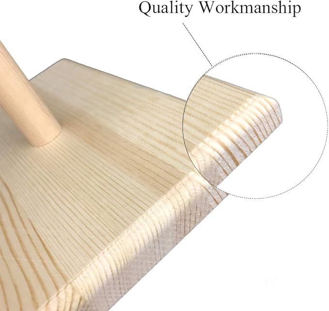 LINSHRY Bird Training Stand, Portable Tabletop Bird Perch Spin Training Perch for Parakeets Conures Lovebirds or Cockatiels