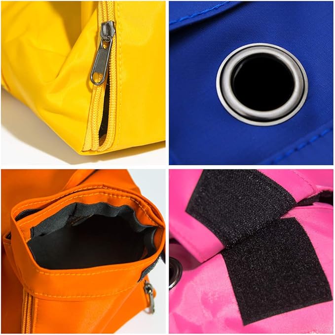 Kukaster Pet Cat’s Restraint Bag for Claw Care Nail Trimming Anti-Scratching Grooming Bag for Cats Medical Examination(Orange-l)