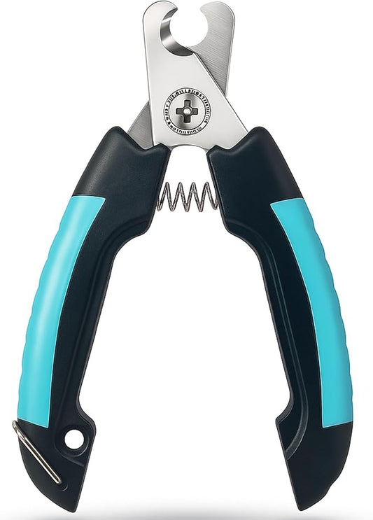 Professional Dog Nail Clippers for Medium & Large Dogs, Cats – Safety Guard, Stress-Free Trimming