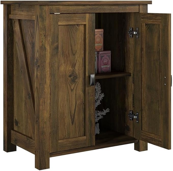 Pemberly Row 10/20 Gallon Aquarium/Terrarium Stand in Rustic