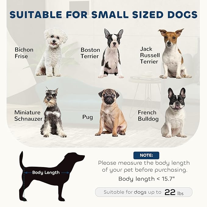 PawHut Luxury Fancy Dog Couch with Hidden Storage, Small Dog Sofa Bed with 2" Soft Foam, Modern Pet Furniture for Puppies & Little Breeds, Dark Gray