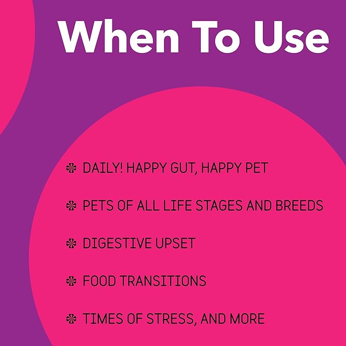 InClover Optagest Natural Digestive Aid, Organic Prebiotics & Enzymes Supplement Powder for Dogs and Cats - Promotes Healthy Stools, Less Gas, Optimal Nutrient Absorption, Intestinal Balance, 3.5oz