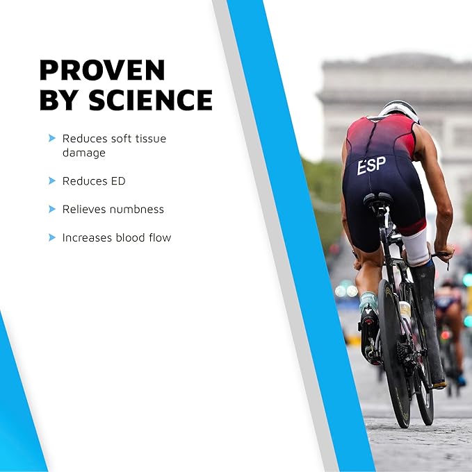 SRT 2.0 Adjustable Bicycle Saddle Noseless with Titanium Rails Custom Fit Comfort,Black w/Grey Accents