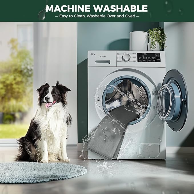 FXW Washable Pee Pads for Dogs, Puppy Pads with Super Absorbent, Specifically Designed for FXW Rollick/Homeplus 24inch 6 Panels Dog Playpen, 31" Hexagon, Gray, 1 Pack