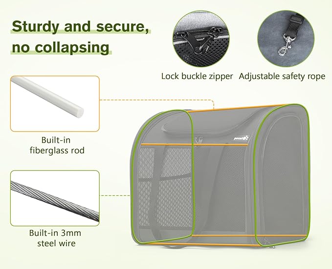 Pecute Cat Backpack with Widened Interior Space, Upgraded Dog Backpack Carrier with Various Ways to Carry, Pet Backpack with Breathable Mesh, Pet Travel Carrier with Soft Padded,Dark Grey