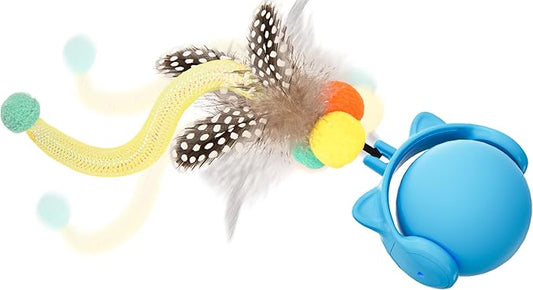 ORSDA Cat Toys for Indoor Cats, New Intelligent Voice Timing Touch Control Cats Ball, Simulate Mouse Sound Kitten Toy, Automatic Interactive Moving Cat Toy for All Ages