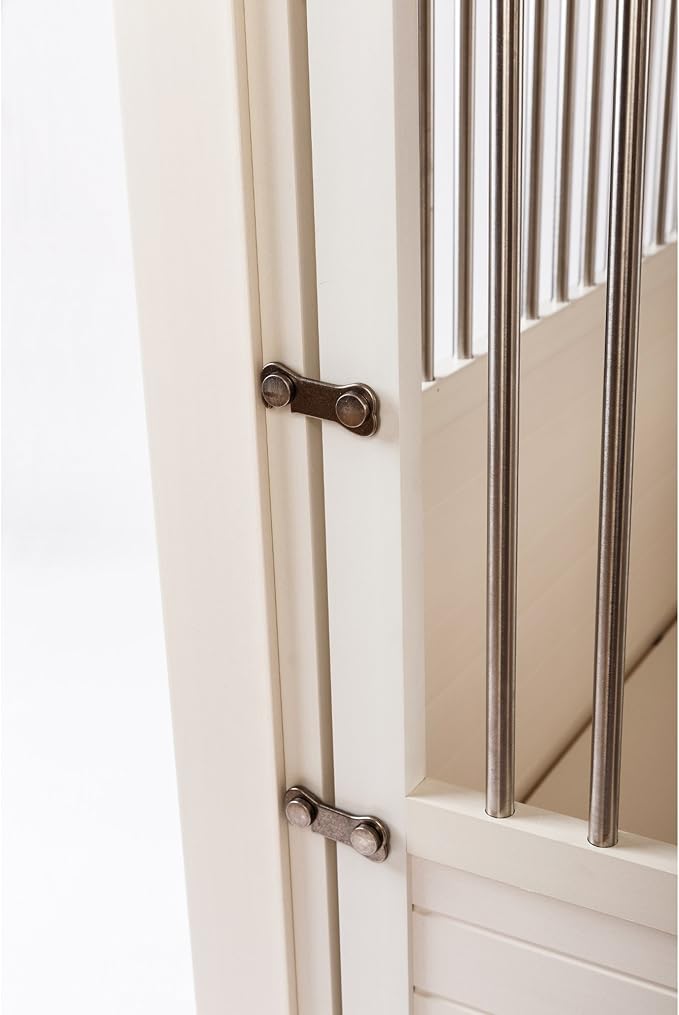 New Age Pet EHHC404XL ecoFLEX Pet Crate/End Table, Antique White, X-Large