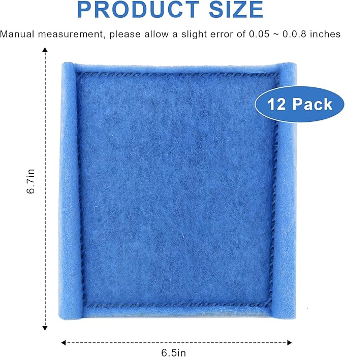 12 Pack Replacement Rite-Size C Filter Cartridges Compatible with MarineLand Penguin PRO Power Filters 275/375 & Original 200/350 Aquarium Fish Tank Replacement Filter Cartridges