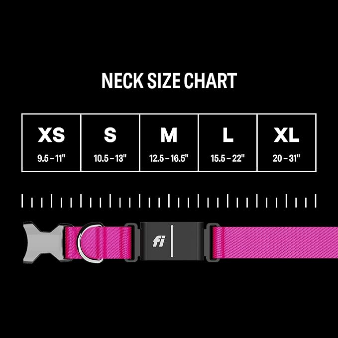 New Fi Series 3+ Smart Dog Tracker Collar – AI GPS for Dogs, Health & Behavior Monitor, Virtual Fence, Escape Alerts, Waterproof, Apple Watch Compatible 12Mo Membership Included