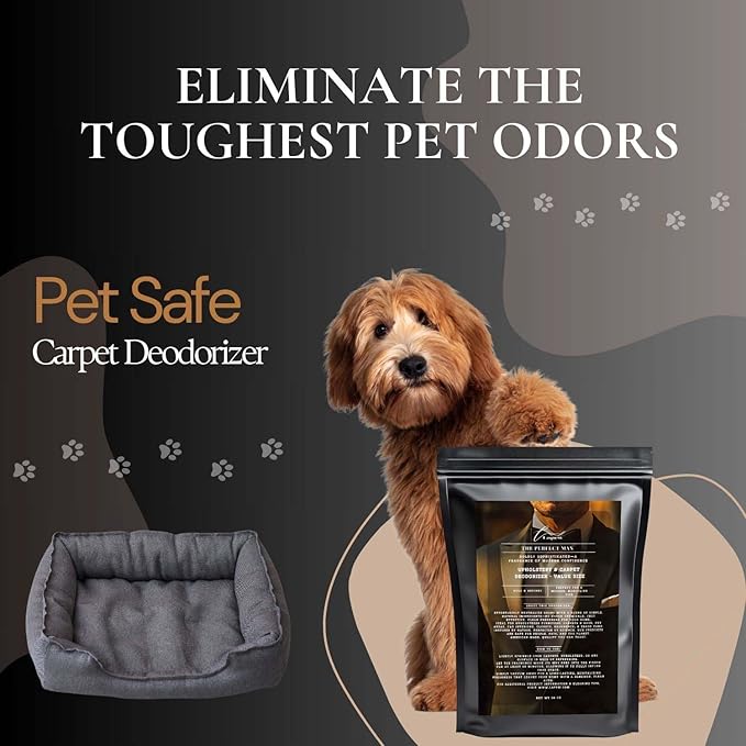 The Perfect Man Carpet Freshener Powder Refill 36 oz | Powerful Odor Eliminator for Home | Upholstery Deodorizer | Carpet Deodorizer | Pet Urine | Cat Litter Box