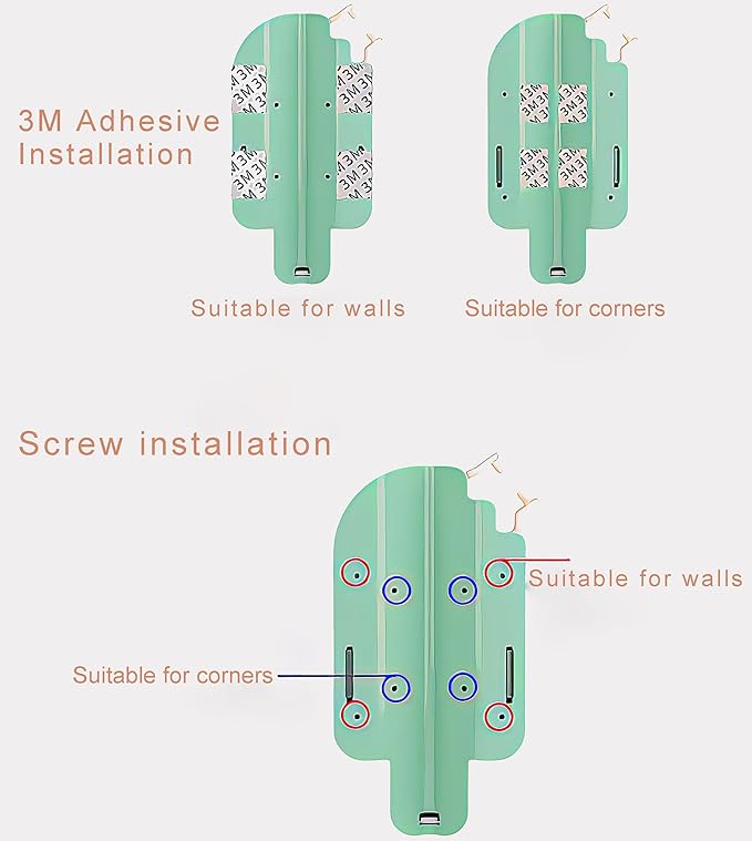 Catnip Toys for Indoor Cats 2 Pack, Stick on Wall Cat Brush with Catnip Ball Toys, 2 in 1 Massage & Self Groomer, Corner Brush