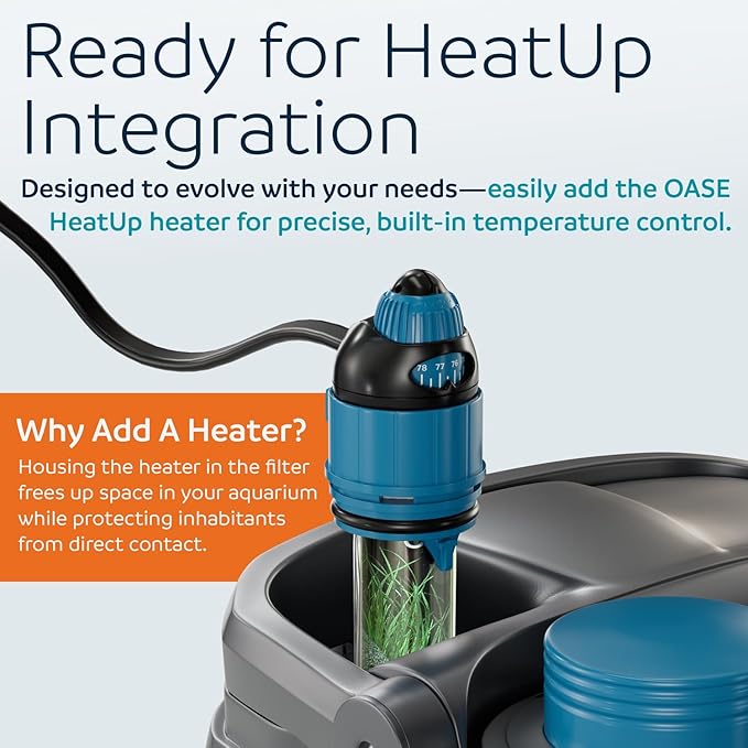 OASE BioMaster 2 350 Canister Filter for Aquariums – External Aquarium Filter with EasyClean Pre-Filter – Quiet Performance – Freshwater & Saltwater, Up to 90 Gallons