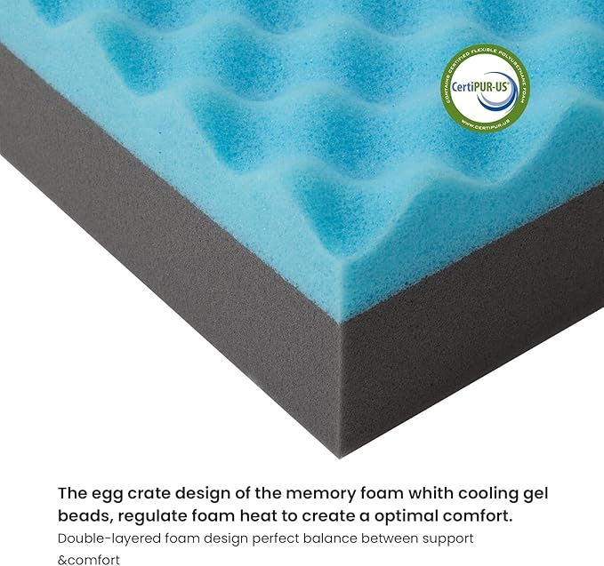 Orthopedic Memory Foam Dog Bed,Cooling Dog Beds for Large Dogs, Washable Pet Beds for Crate with Faux Fur Cover, Waterproof Lining, XL(41inch)