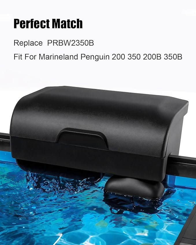 ULZOZN 2PCS Aquarium Fish Tank Filters Fit for Marineland Penguin 200 350 200B 350B, Biowheel Aquarium Filters Replace PRBW2350B