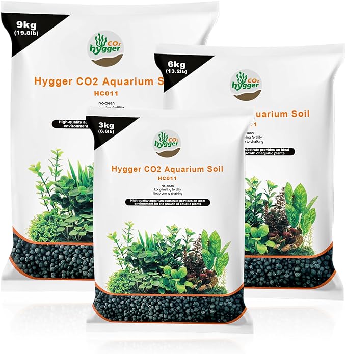 Shrimp Soil Water Grass Mud for Aquarium Fish Tank Aquascaping - Aquarium Substrate Soil for Shrimp Breeding and Plant Growth, No Washing Needed(6.6, Pounds)