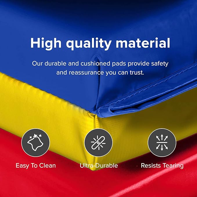 We Sell Mats - 4 ft x 8 ft x 2 in Personal Fitness & Exercise Mat for Home Workout - Lightweight and Folds for Carrying – All Purpose Home Gym Mat – Thick Mat for Yoga, Pilates, Stretches, and Floor Exercises