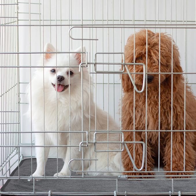 Reusable Pee Pads for Dogs, 24x48 4 Pack Washable Puppy Pads, Absorb Dog Mats Non-Slip Puppy Training Pads for Whelping, Potty, Training, Playpen, Crate