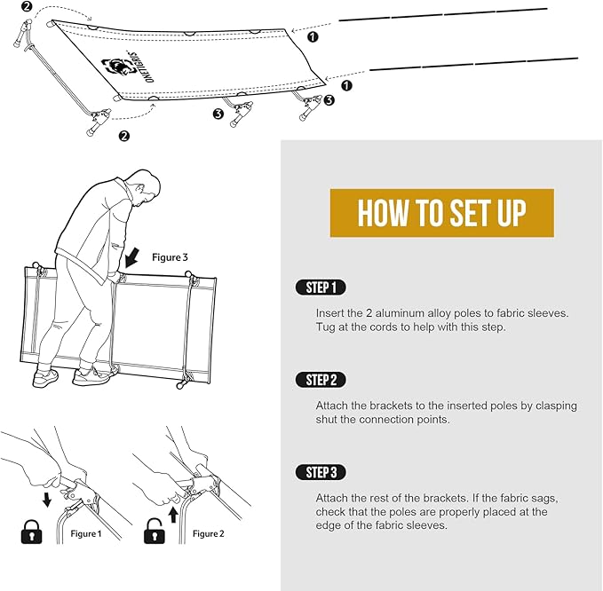ONETIGRIS Elevated Dog Bed, Outdoor Dog Cod Large Raised Dogs Bed with Chew Proof Mesh, No-Slip Portable Dogs Cot Bed for Indoor & Outdoor Portable (Green, Large)