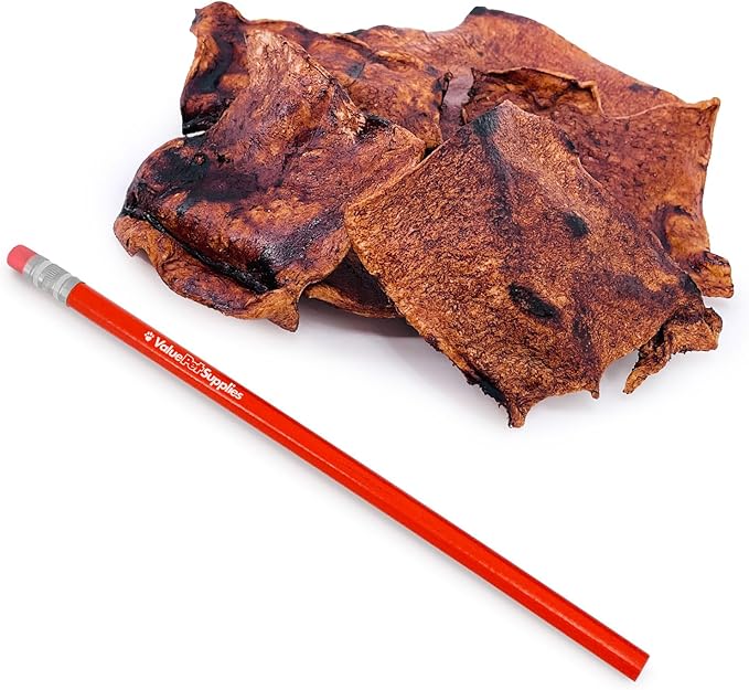 ValueBull USA Rawhide Chips, Natural Beef Flavor, 1 Pound - Natural & Safe, USA Beef Hide, Long Lasting, Chemical Free, No Artificial Flavors