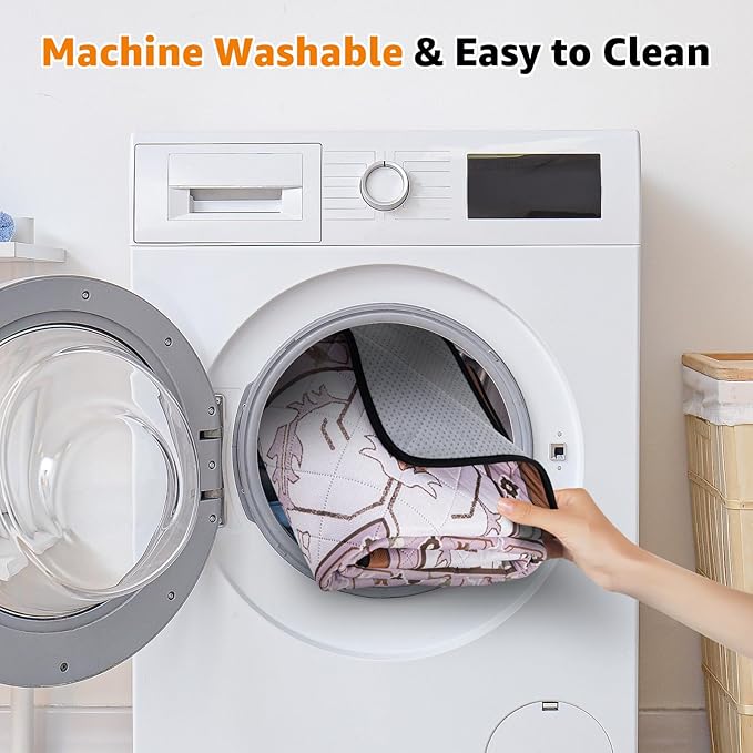 Washable Pee Pads for Dogs: 2 Pack Reusable, Waterproof & Leakproof Puppy Pad, Non-Slip Whelping & Potty Training for Floor, Playpen, Crate, Couch, 18x24