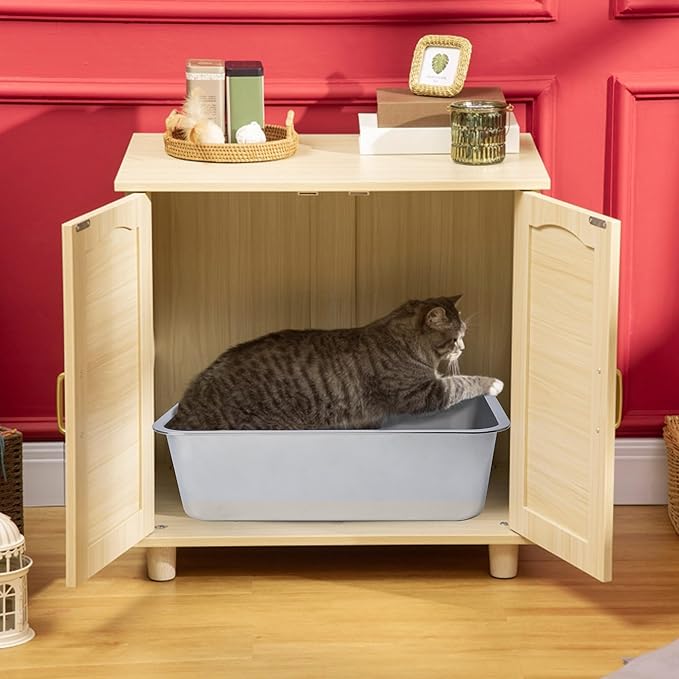 Stainless Steel Cat Litter Box,Metal Litter Box,Cat Litterbox for Kitten, Kitty, Rabbit, 6" High Side Cats Litter boxs,Large Stainless Steel LitterBox, No Smell,Non Stick,Easy to Clean