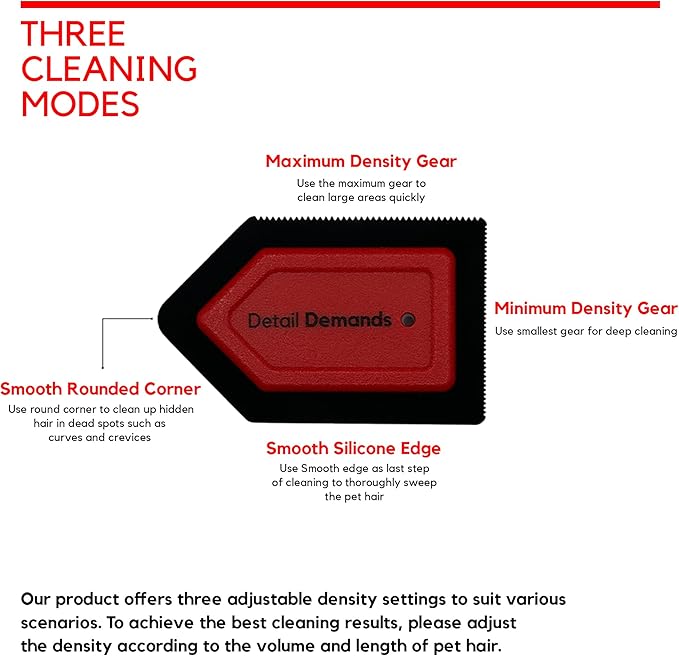 Mini Pet Hair Remover | Dog Hair Remover for Car Carpet & Car Cleaning Supplies, Cat Hair Remover for Furniture, Reusable Carpet Brush and Lint Remover, Pet Hair Removal Tool