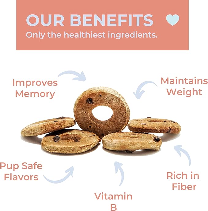 Healthy Dog Training Treats Non-GMO Grain Free Human Grade Crispy Oatmeal Chip Made in USA (24oz)