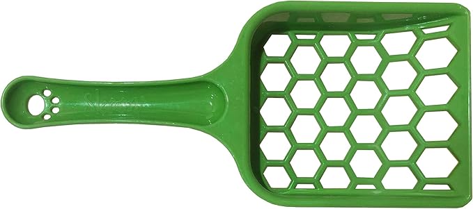 Skoon Cat Litter Pooper Skooper (1 Pack) - Wide Opening, Non-Clumping Litter Box Sifter Removes Solids Without Wasting Pebbles