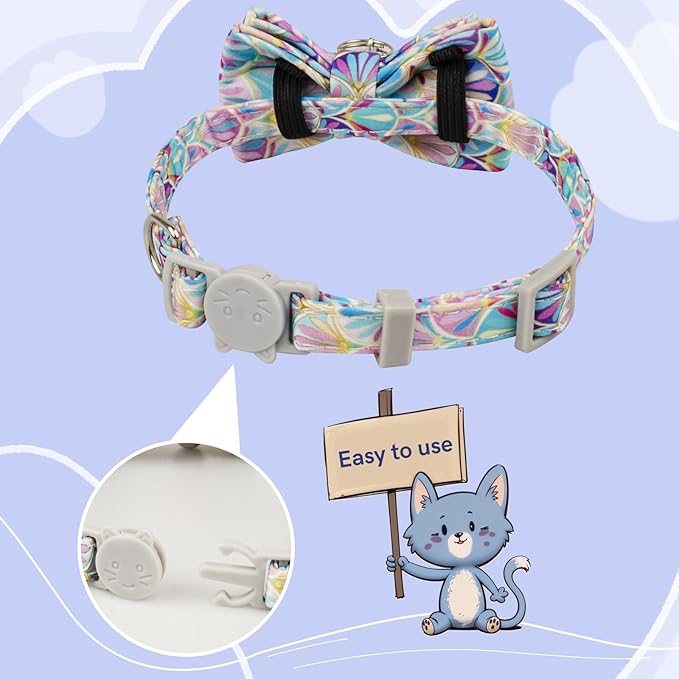 Cat Cone Collar Soft, Adjustable Protective Cats Neck Recovery Cones After Surgery