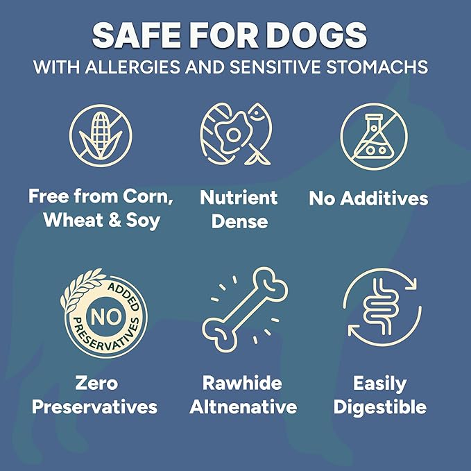 Gaines Family Farmstead Turkey Tendon Chips for Dogs – 5 oz, Natural Single-Ingredient Dog Treats, High-Protein Crunchy Chews, Rawhide Alternative, Grain-Free, Made in USA