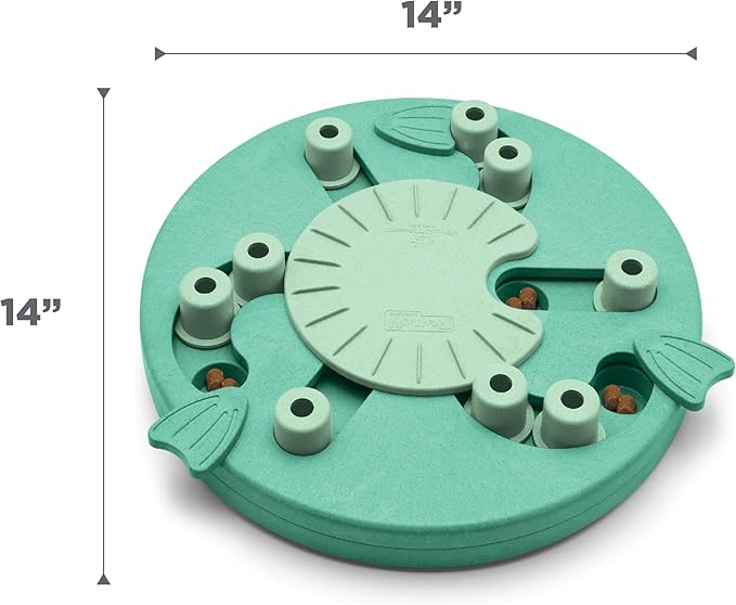 Outward Hound by Nina Ottosson Dog Worker Treat Puzzle Enrichment Toy, Level 3 Advanced, Green