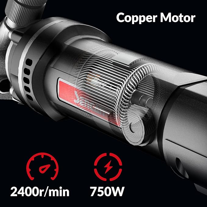 Sheep Clippers, 750W Farm Livestock Grooming Kit for Equine, Goat, Pony, Cattle and Large Thick Coat Animals (6 speeds, with 2 Blades)