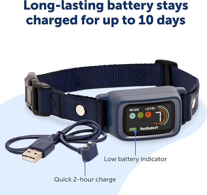 PetSafe Core Digital Dog Bark Collar – Waterproof Anti-Bark Training Device – Tone, Vibration and Static Correction – Illuminated Digital Display – for Small Medium or Large Dogs 8 lb. and Up