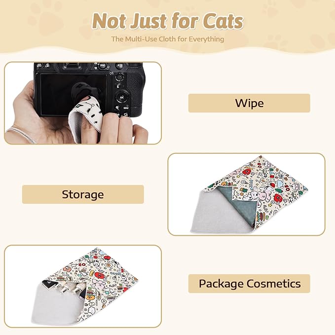 3-in-1 Cat Grooming Restraint Bag for Nail Trimming, Ear Cleaning & Medicine - Escape-Proof Design with Anti-Scratch Lining, Calming Pressure - Fits Cats & Kittens Up to 15lbs