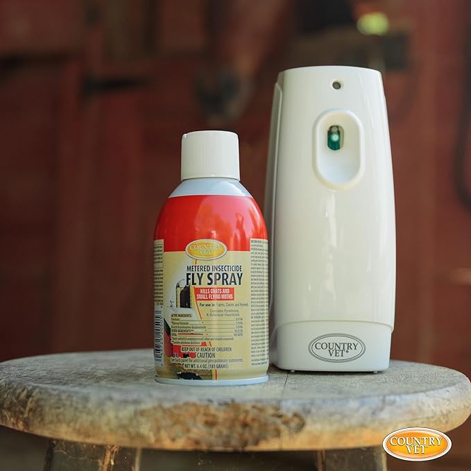 Metered Insecticide Fly Spray - 6.4 oz (Case of 12) - 342050CVA - Kills GNATS and Small Flying Moths