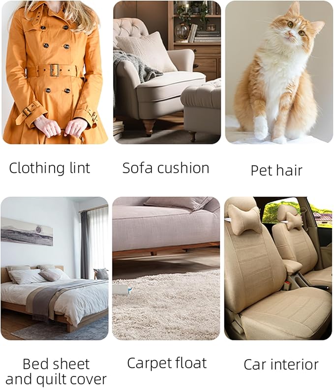 2 PCS Pet Hair Remover Glove Reusable cat and Dog Hair Remover Static dehairing Gloves for Sofas, Furniture, Carpets, car Seats, pet Grooming cat and Dog dehairing Tools