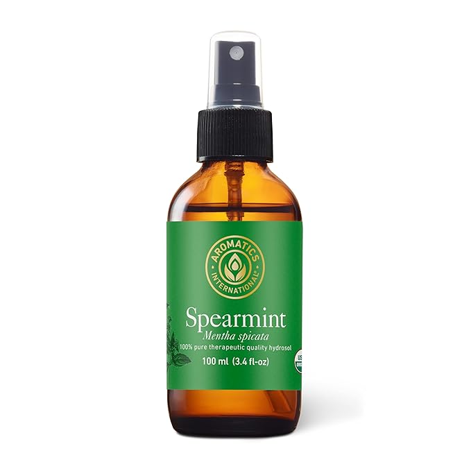 Aromatics International Spearmint Hydrosol 100ml | Refreshing Aromatic Spray for Everyday Use
