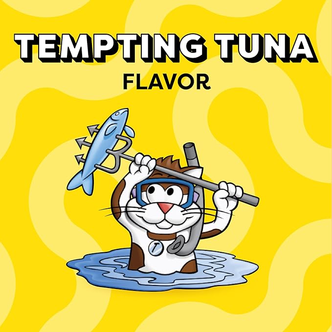 Temptations Classic Crunchy and Soft Cat Treats Tempting Tuna Flavor, 3 oz. Pouch (Pack of 12)