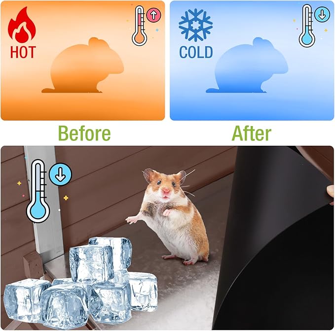 GUTINNEEN Rabbit Hutch Bunny House, 36.6" L Rabbit Cage with Anti Chewing Ramp, Guinea Pig Cage with Cooling Galvanized Sheet, Detachable Legs(Brown)