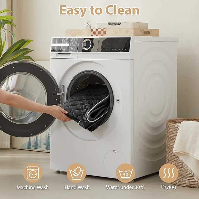 WNPETHOME Orthopedic XXL Dog Beds Large Sized Dog, Waterproof Extra Large Dogs Bed with Removable Washable Cover, Multi-Needle Quilting Dogs Crate Bed