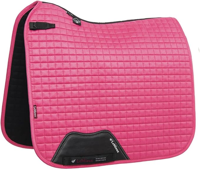 LeMieux Suede Dressage Square - English Saddle Pads for Horses - Equestrian Riding Equipment and Accessories